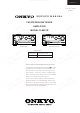 Onkyo R-805TX Service Manual