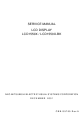 NEC LCD1550X Service Manual