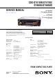 Sony CDX-GT41UW Service Manual