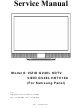 Vizio GV46L HDTV Service Manual