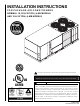 Rheem Air Conditioners Installation Instructions Manual