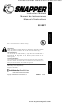 Snapper S31SST Instruction Manual