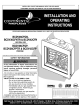 Continental Fireplaces BCDV36CFGN Installation And Operating Instruction