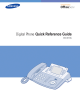 Samsung OfficeServ DS-5012L Quick Reference Manual