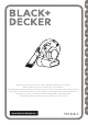 Black & Decker Dustbuster PD1820LF Operating Instructions Manual