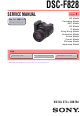 Sony DSC-F828 Service Manual