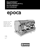 Rancilio epoca Use And Maintenance Manual
