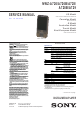 Sony Walkman NWZ-A726 Service Manual