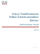 Cisco TelePresence Administrator's Manual