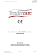 Tendercare New Aluminium Mini Tilt Wheelchair User Manual