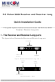 Minicom DS Vision 3000 Quick Installation Manual