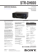 Sony STR-DH800 Service Manual
