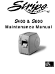 Zebra Stripe S400 Maintenance Manual