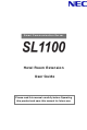 NEC SL1100 User Manual