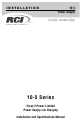 RCI 10-5 Series Installation