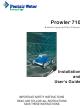 Pentair Prowler 710 Installation And User Manual