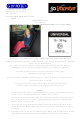 Gumotex child car seat Instructions For Use Manual