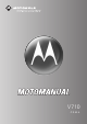 Motorola v710 Motomanual