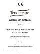 Tendercare TILT and FOLD WHEELCHAIR Gas Strut Model Workshop Manual