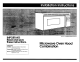 Benton Harbor Microwave Oven Hood Combination Installation Instructions Manual