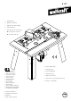 Wolfcraft Router table 6157 Assembly Instructions Manual