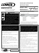 Lennox Hearth Products Montebello LSM40MN-2 Care And Operation Instructions Manual