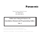 Panasonic KX-TD816CE Installation Manual