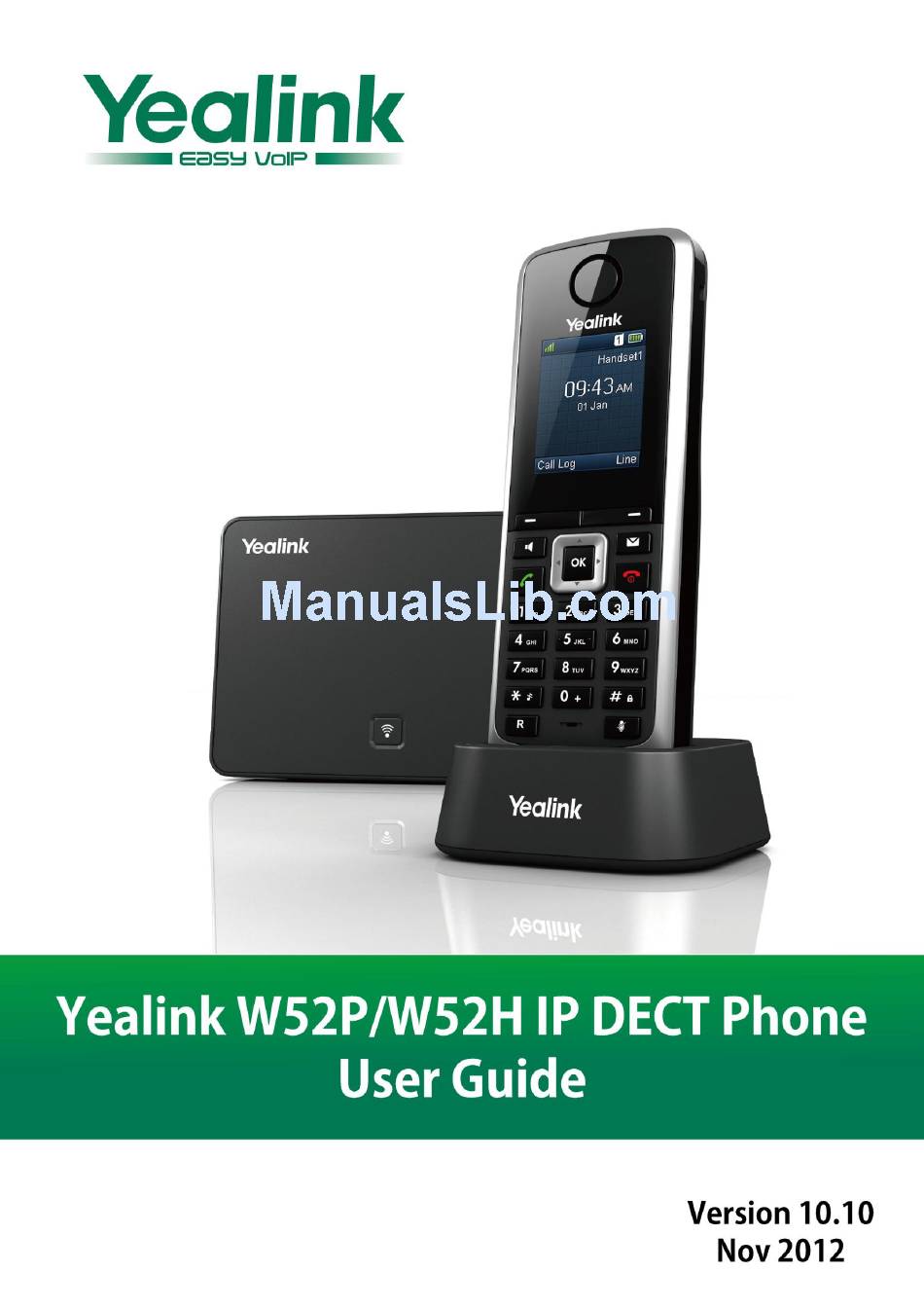 YEALINK W52P USER MANUAL Pdf Download | ManualsLib
