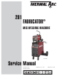 Thermal Arc 281 FABRICATOR Service Manual