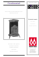 Continental Refrigerator 124 03 01 Technical Manual