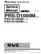 Pioneer PRS-D1000M Series Service Manual