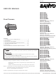 Sanyo VPC-CS1 Service Manual