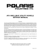 Polaris Magnum 2x4 Service Manual