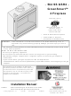 Travis Industries GreenSmart 2 Fireplace 564 SS GSR2 Installation Manual