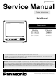Panasonic CT-13R17B Service Manual