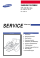 Samsung SF-340 Service Manual