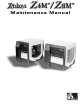 Zebra Z4M Maintenance Manual