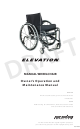 PDG Mobility Evelation Owner's Operation Manual