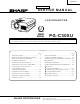 Sharp PG-C30XU Service Manual