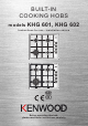 Kenwood KHG 601 Instructions For Use Manual