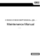 Oki C9850 Maintenance Manual