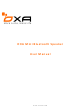 OXA Mini Bluetooth Speaker User Manual