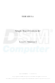 DSM Computer AG 96M4011o User Manual
