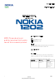 Nokia 1202 Service Manual