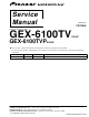 Pioneer GEX-6100TV Service Manual