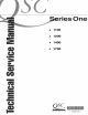 QSC One 1100 Technical & Service Manual