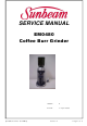 Sunbeam EM0480 Service Manual