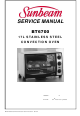 Sunbeam BT6700 Service Manual
