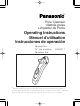 Panasonic EH2511 Operating Instructions Manual