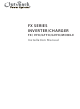 Outback Power Systems FX SERIES Installation Manual